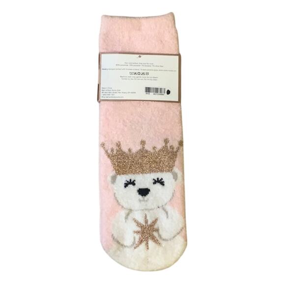 Bath & Body Works Pink Holiday Socks - Picture 5 of 7